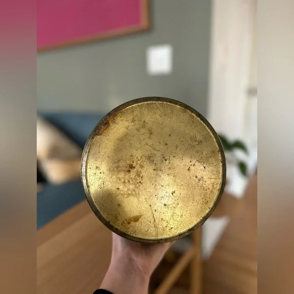 True Vintage Barware Leather & Brass ice bucket bar accessory drinks holiday - Picture 7 of 10